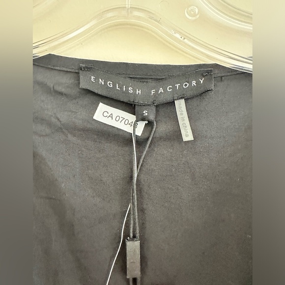 English Factory Black Dress Size Small - Picture 4 of 11